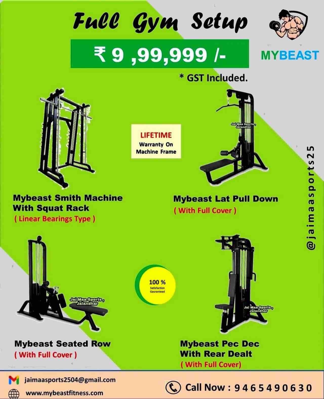 Luxury Indian Gym Setup