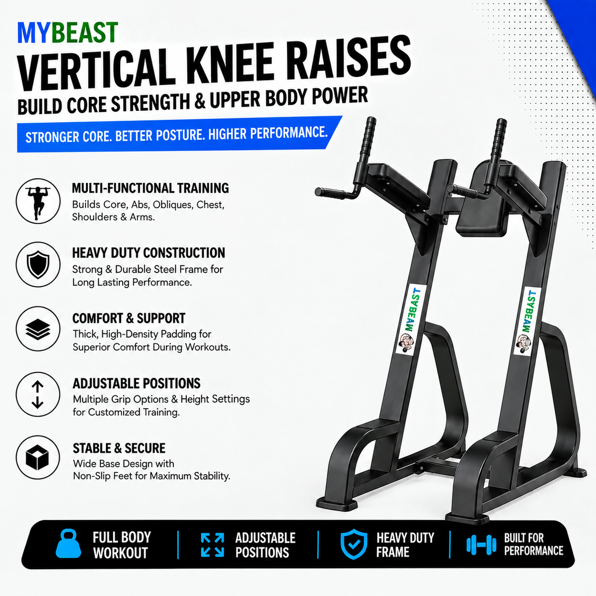 Vertical Knee Raises