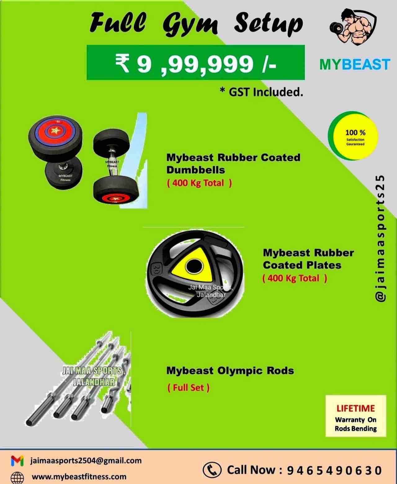 Luxury Indian Gym Setup