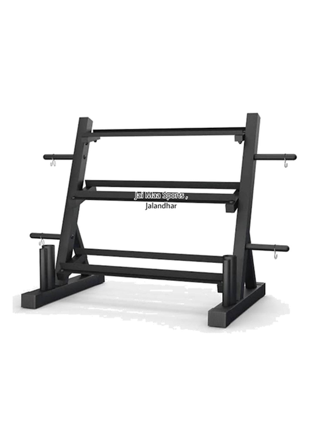 Dumbbells With Plates And Rods Rack