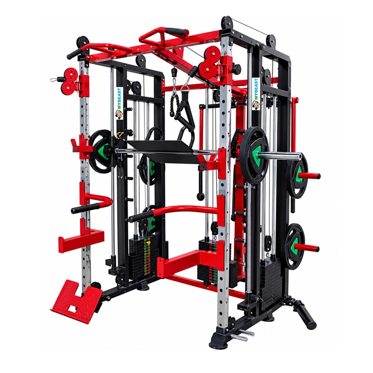 Functional Trainer With Smith With Pec Dec