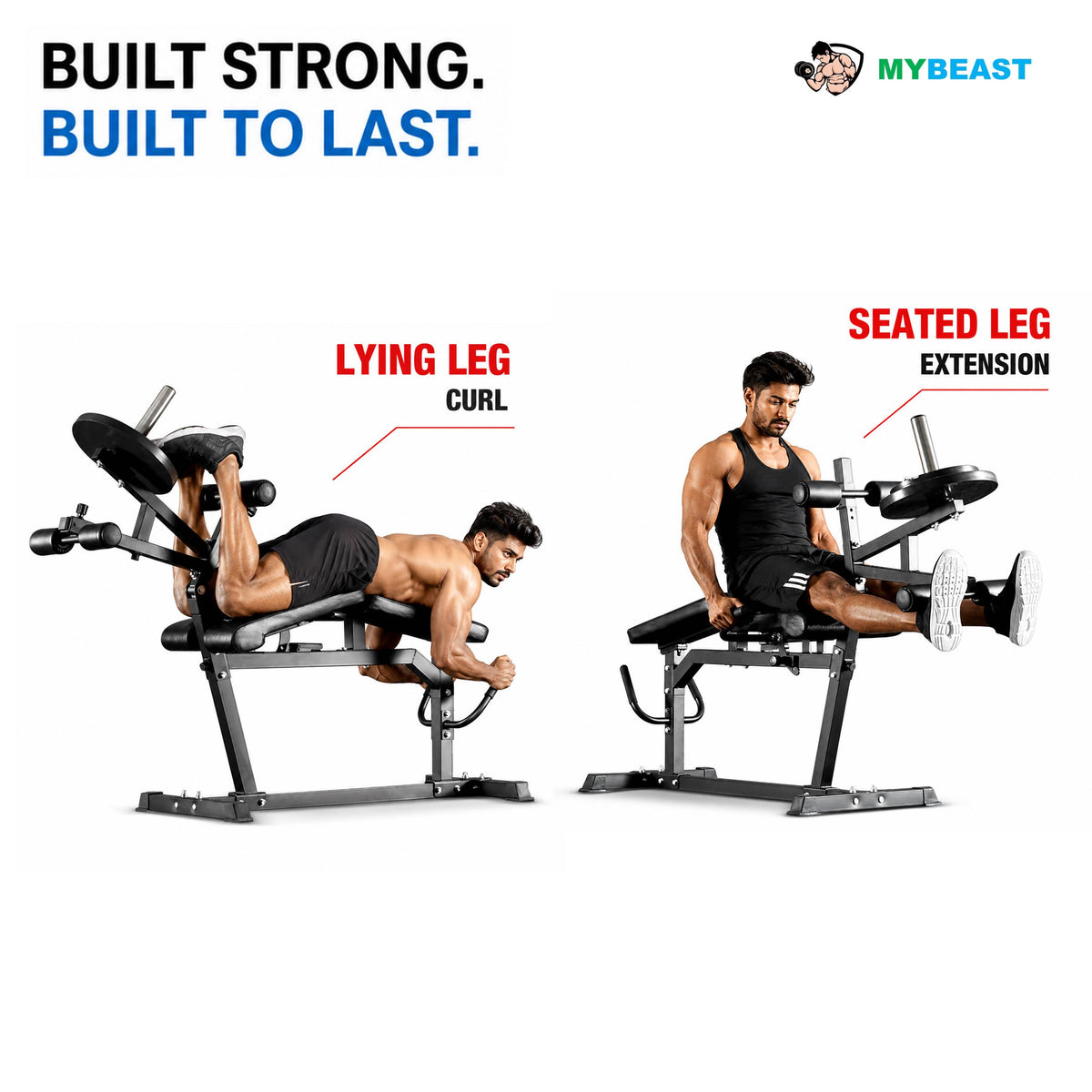 Leg Curl With Extension Bench