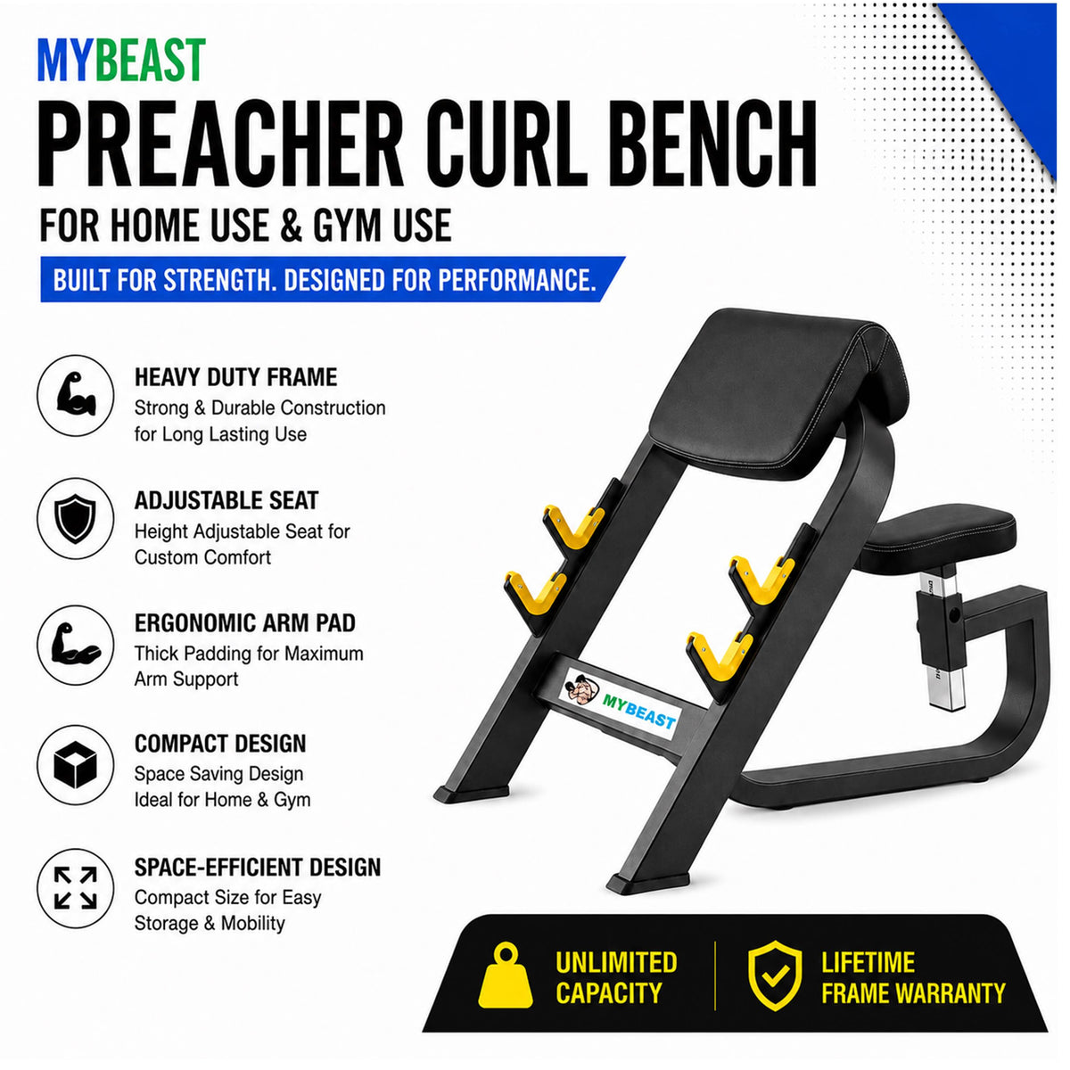 Preacher Curl Bench