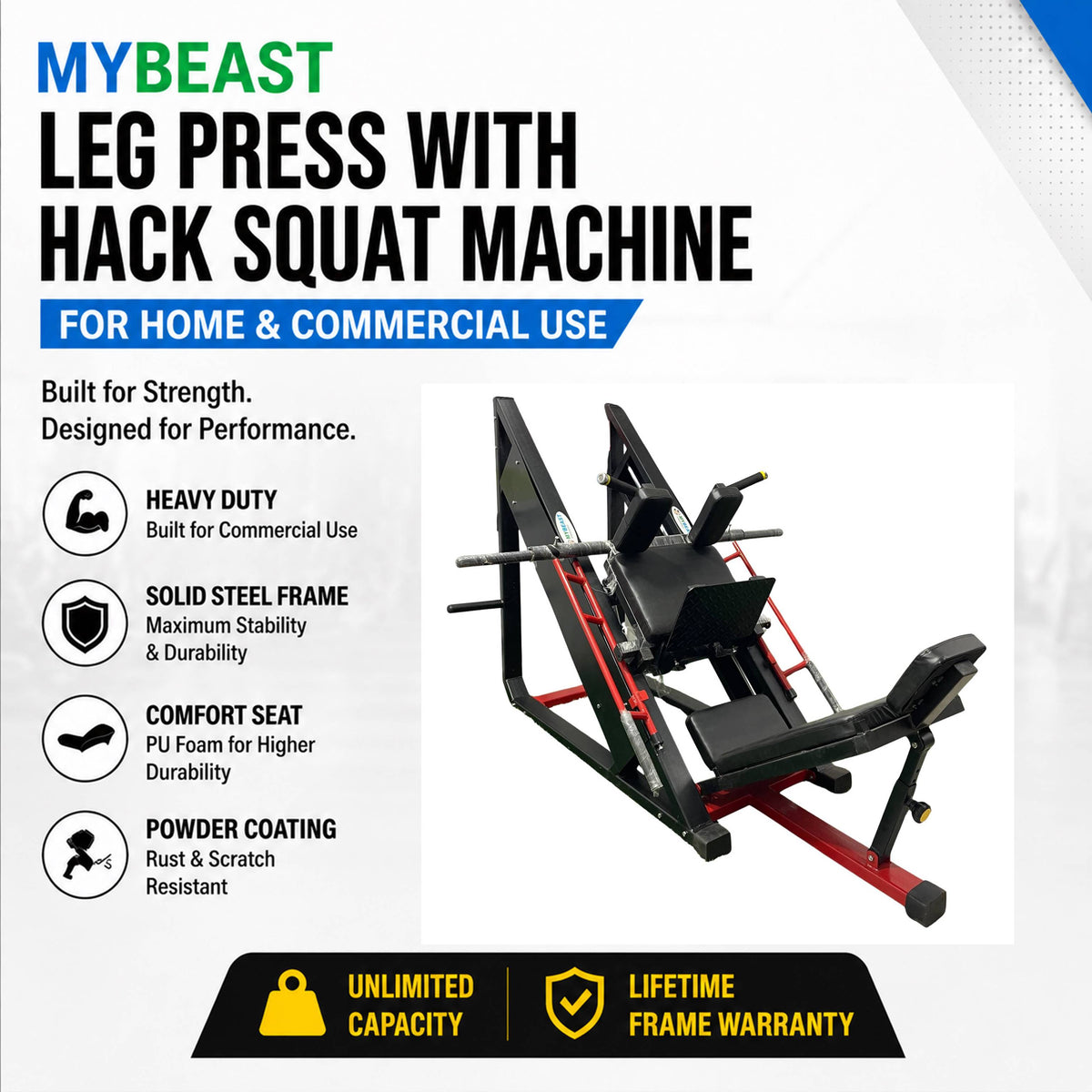 Leg Press With Hack Squat