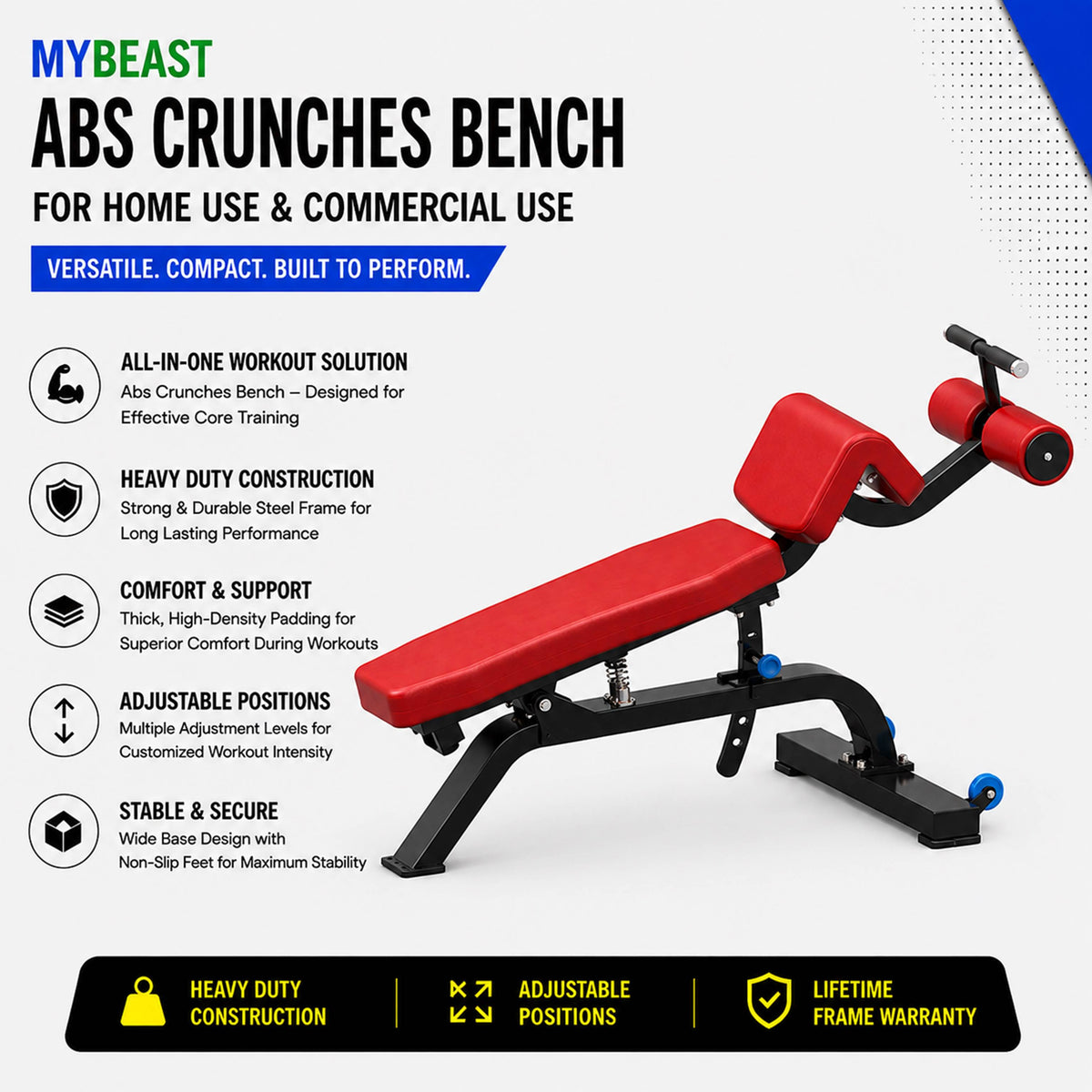 Abs Crunches Bench